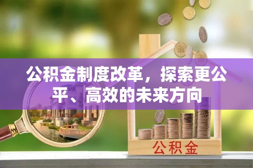 曲水公积金制度改革，探索更公平、高效的未来方向