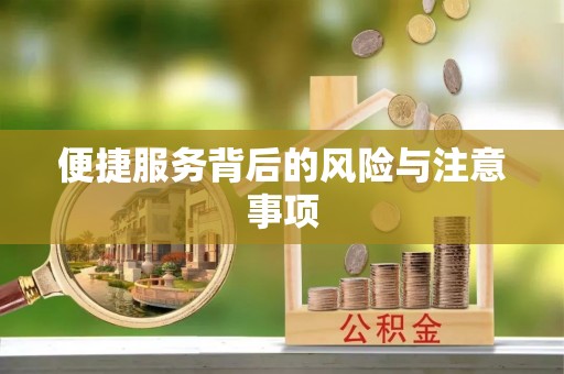 曲水便捷服务背后的风险与注意事项